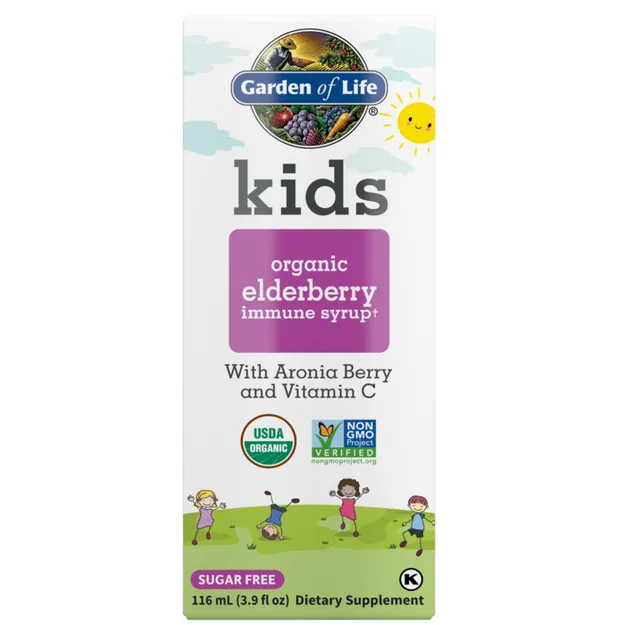 Kids Organic Elderberry Immune Syrup